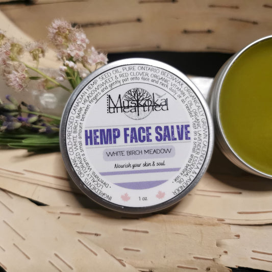 White Birch Meadow - Hemp Face Salve - 1oz
