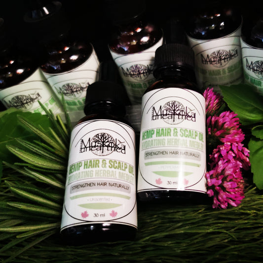 Hemp Hair Oil - Hydrating Herbal Medley - 30ml