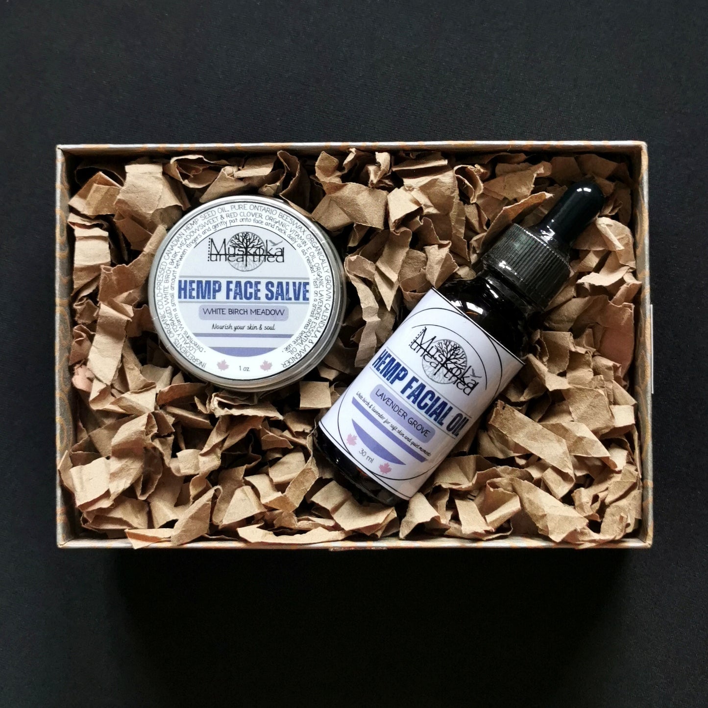 Lavender & Birch Hemp Face Care Set