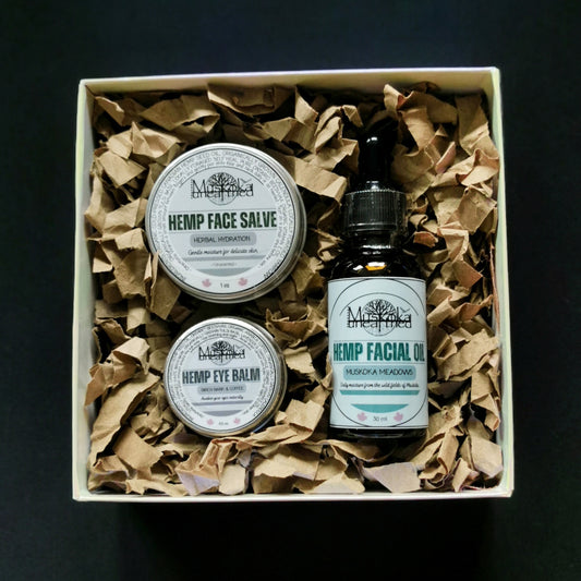 Muskoka Meadows Gentle Hemp Face Care Set Deluxe