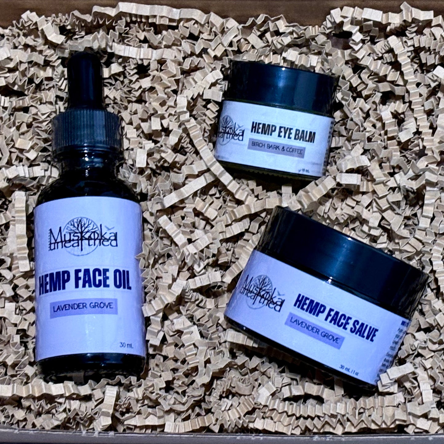 Lavender Grove Hemp Face Care Set Deluxe