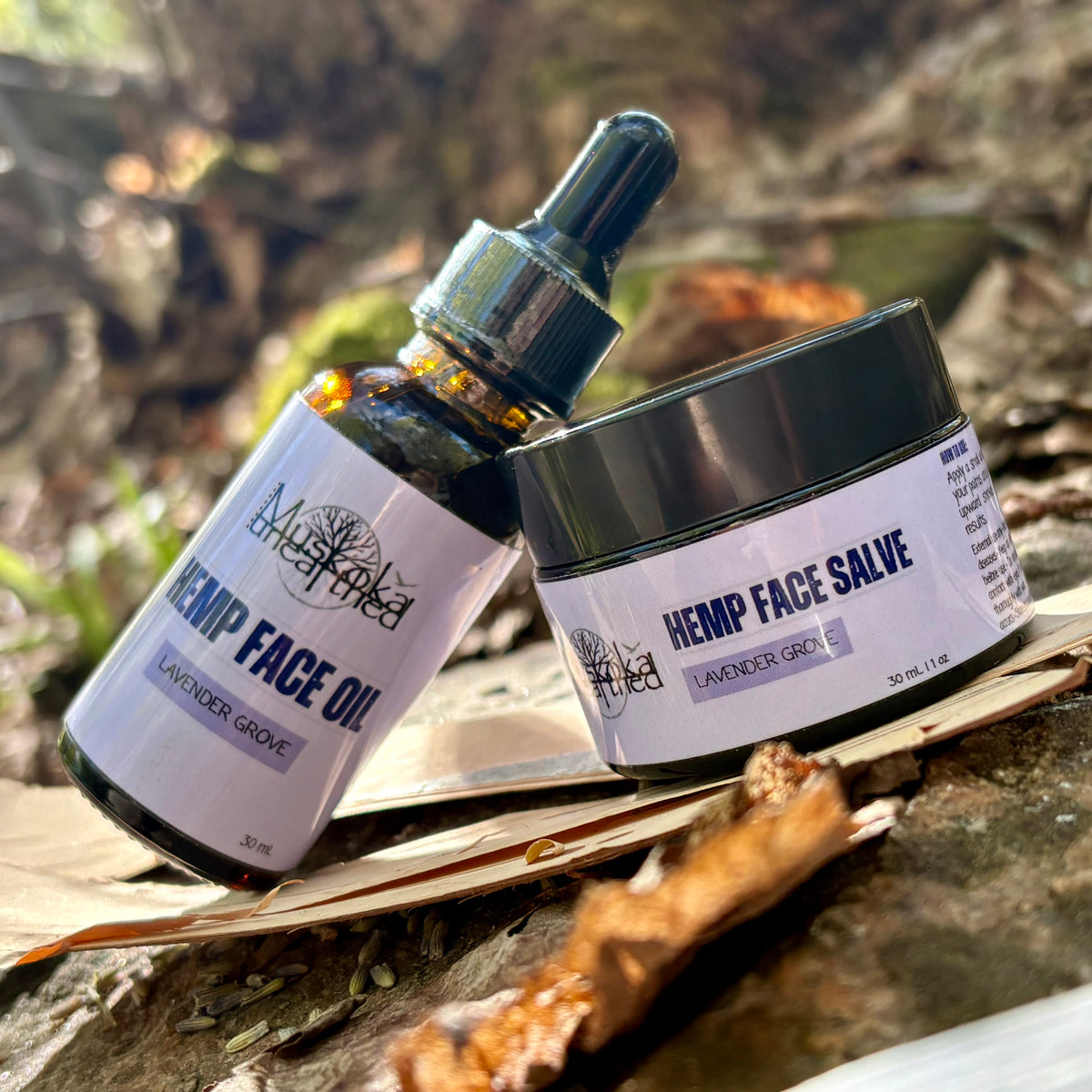 Lavender Grove Hemp Face Care Set